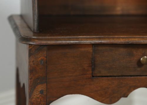 fig 7. Antique Pair of French Louis XV Style Chestnut Bedsides Cabinets (Circa 1920)