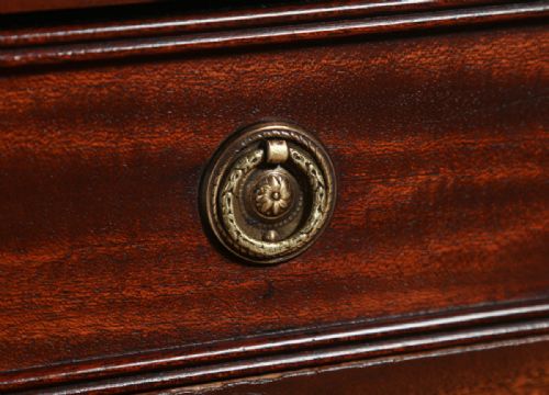 fig 5. Antique Regency Style 5ft 9” Mahogany & Leather Partners Library Table (Circa 1890)