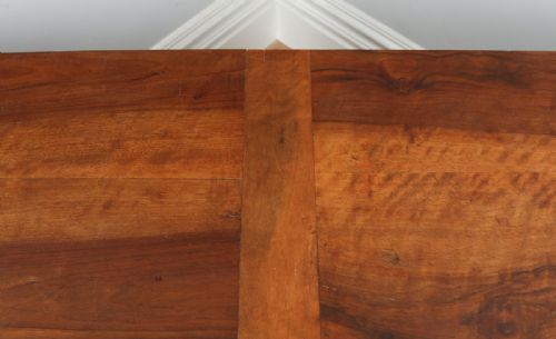 fig 3. Antique French Louis Philippe Flame Mahogany & Walnut Bedroom Chest of Drawers (Circa 1850)