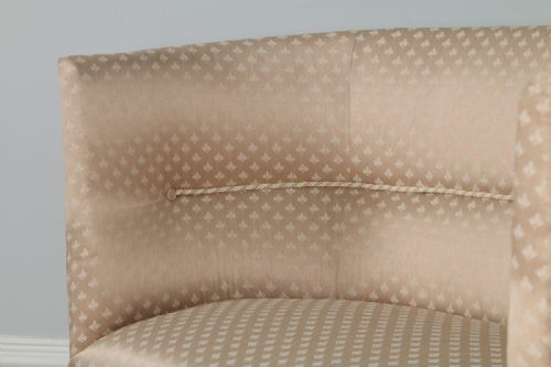 fig 3. Antique English Edwardian Mahogany Tub Sofa Couch Settee (Circa 1910)