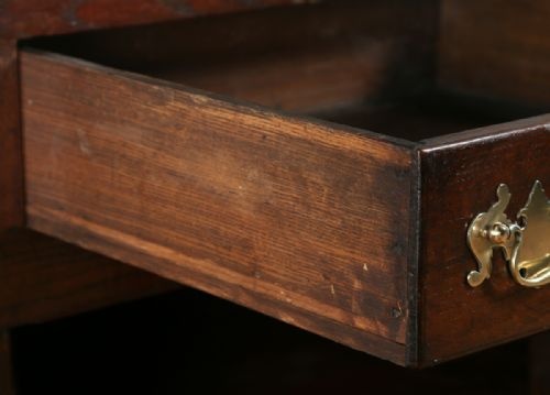 fig 6. Antique English Shropshire Georgian Low Dresser Base Sideboard (Circa 1760)