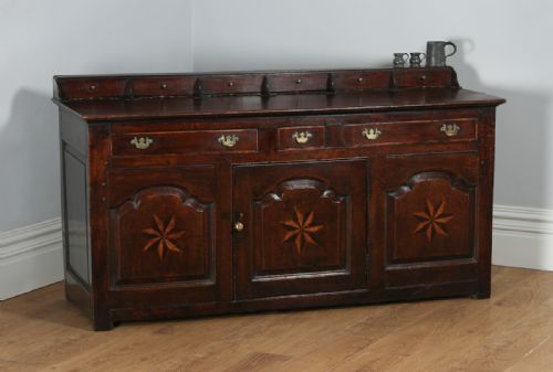 Antique Welsh Machynlleth Georgian Low Dresser Base Sideboard (Circa 1740)