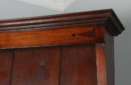 fig 5. Antique Welsh Anglesey Talwrn Breakfront Georgian Oak Dresser Base & Rack (Circa 1810)
