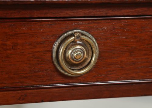 fig 2. Antique English Georgian Regency Mahogany Occasional Hall Side Table (Circa 1820)