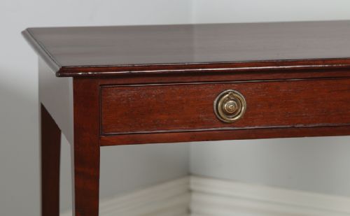 fig 5. Antique English Georgian Regency Mahogany Occasional Hall Side Table (Circa 1820)