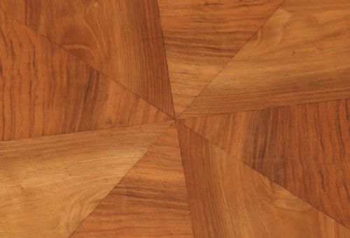 fig 5. Art Deco Figured Walnut Octagonal Coffee Occasional Magazine Side Table (Circa 1930)