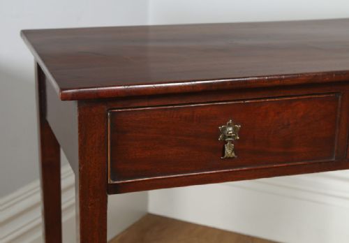 fig 6. Antique English Georgian Mahogany Occasional Hall Side Table (Circa 1800)
