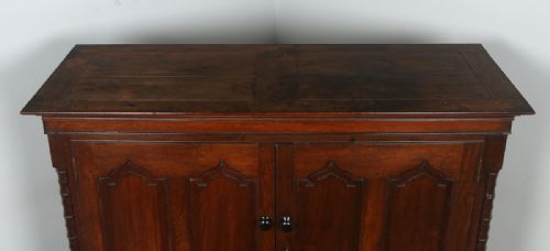 fig 2. Antique Georgian Welsh Housekeepers Oak “Carmarthen Coffer” Food Cupboard (Circa 1790)