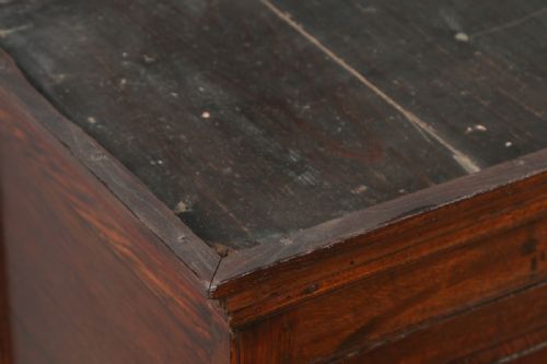 fig 3. Antique Georgian English Oak Housekeepers Hanging Press Cupboard (Circa 1780)