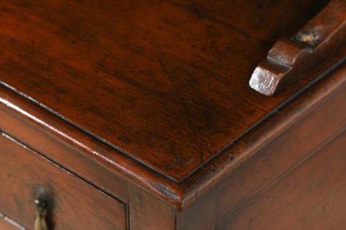 fig 7. Antique Welsh Georgian Pine Dresser Base & Rack Sideboard Cupboard (Circa 1800)