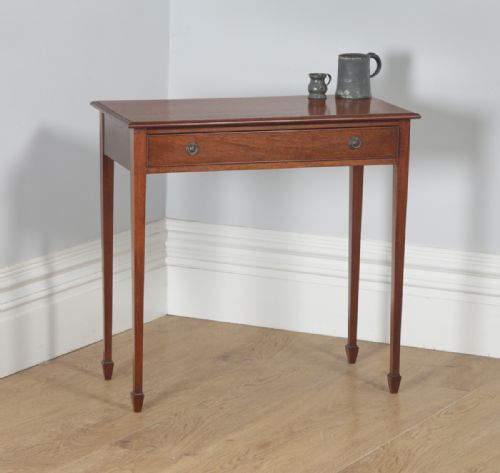 Antique English Regency Style Mahogany Occasional Hall Side Table (Circa 1910)