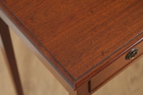 fig 5. Antique English Regency Style Mahogany Occasional Hall Side Table (Circa 1910)