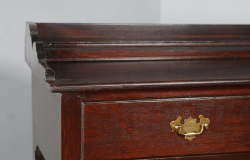 fig 4. Antique Welsh Georgian Oak Potboard Low Dresser Base Sideboard (Circa 1800)