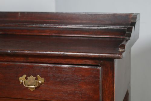 fig 7. Antique Welsh Georgian Oak Potboard Low Dresser Base Sideboard (Circa 1800)