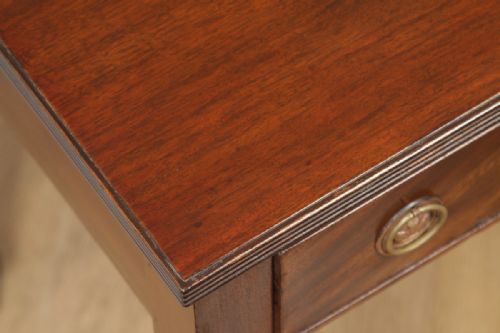 fig 2. Antique English Georgian Mahogany Occasional Side Hall Writing Table (Circa 1820)