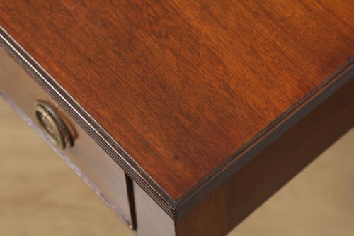 fig 3. Antique English Georgian Mahogany Occasional Side Hall Writing Table (Circa 1820)