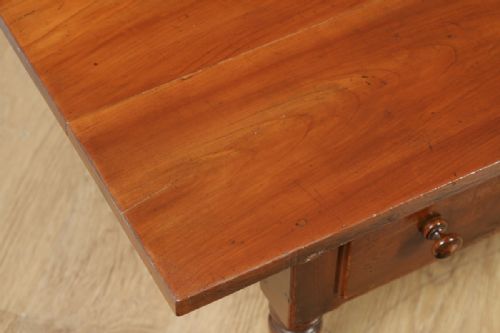 fig 5. Antique French Cherry Wood Provincial Rectangular Centre Coffee Side Table (Circa 1860)