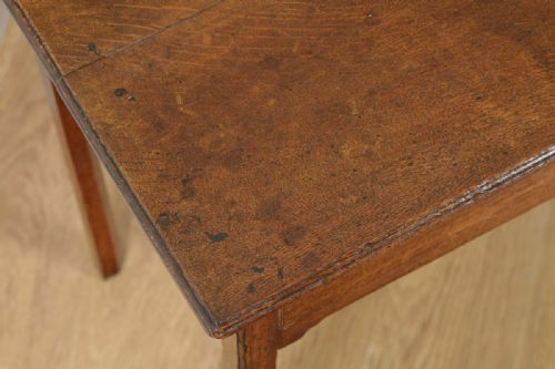 fig 5. Antique English 18th Century Georgian Oak Occasional Side Hall Writing Table (Circa 1780)