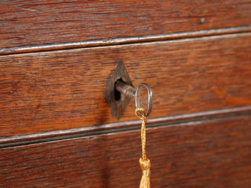 fig 3. Antique Welsh Georgian Oak Kitchen Housekeepers Livery Press Cupboard (Circa 1800)