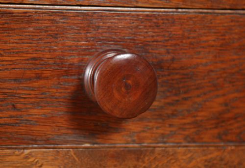 fig 5. Antique Welsh Georgian Oak Kitchen Housekeepers Livery Press Cupboard (Circa 1800)
