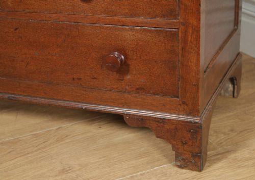 fig 6. Antique Welsh Georgian Oak Kitchen Housekeepers Livery Press Cupboard (Circa 1800)