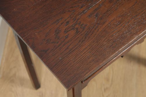 fig 4. Antique English 18th Century Georgian Oak Occasional Side Hall Writing Table (Circa 1780)