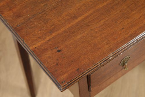 fig 4. Antique English 19th Century Georgian Oak Occasional Side Hall Writing Table (Circa 1820)