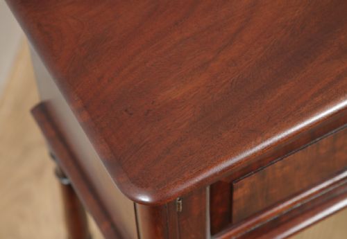fig 5. Antique Pair of English Victorian Mahogany Bedside Cabinet Pot Cupboard Night Stands (Circa 1880)