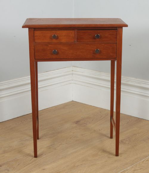 fig 2. Antique English 19th Century Georgian Oak Occasional Side Hall Table (Circa 1830)