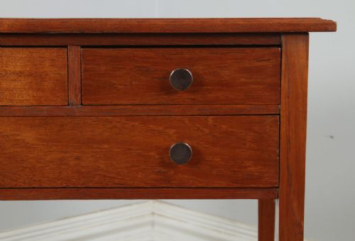 fig 3. Antique English 19th Century Georgian Oak Occasional Side Hall Table (Circa 1830)