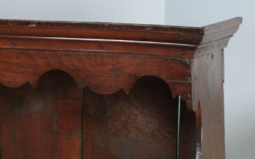 fig 4. Antique Welsh Snowdonia Georgian Oak Joined High Dresser Base & Rack Sideboard (Circa 1740)