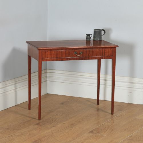 Antique English 19th Century Georgian Mahogany Occasional Side Table (Circa 1800)