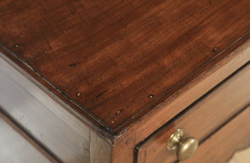 fig 7. Antique English 19th Century Georgian Oak Shropshire Joined Low Dresser Base & Rack Sideboard (Circa 1800)