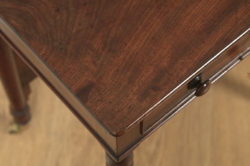 fig 5. Antique English Georgian Mahogany Dressing Side Table with Adjustable Mirror Attributable to Gillows of Lancaster (Circa 1820)