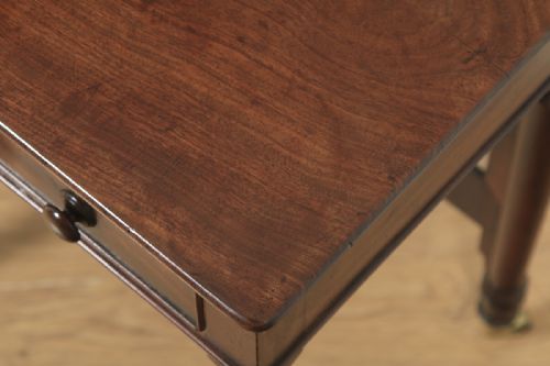 fig 7. Antique English Georgian Mahogany Dressing Side Table with Adjustable Mirror Attributable to Gillows of Lancaster (Circa 1820)
