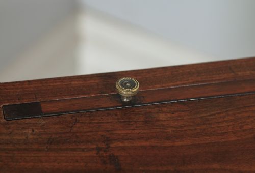 fig 8. Antique English Georgian Mahogany Dressing Side Table with Adjustable Mirror Attributable to Gillows of Lancaster (Circa 1820)