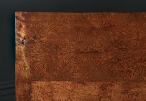 fig 3. English 17th Century Style 6ft 7” Solid Burr Oak Farmhouse Kitchen Refectory Table Seats 8-10 People (Circa 1930)