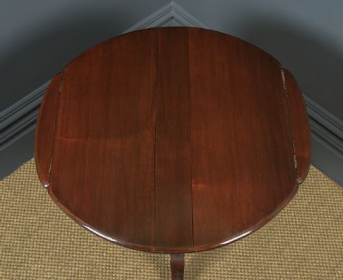 fig 2. Antique English Victorian Mahogany Adjustable Duet Music & Book Stand Tripod Side Table By Swann & Millican (Circa 1860)