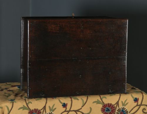 fig 2. Antique English 17th Century Solid Oak Bible Box (Circa 1680 - 1700)