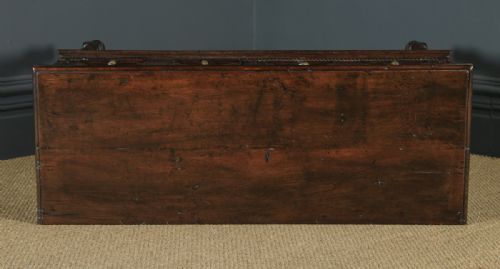 fig 5. Antique English Victorian Jacobean Style Oak Geometric Dresser Base Sideboard (Circa 1880)