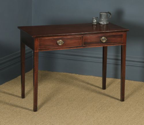 Antique English Georgian Regency Mahogany Occasional Hall / Side Table (Circa 1810)