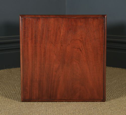 fig 5. Antique English Edwardian Mahogany Revolving Bookcase Stand (Circa 1910)
