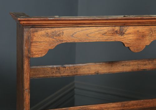 fig 3. Antique Welsh Georgian Oak Dresser Base Sideboard Potboard & Rack (Circa 1810)