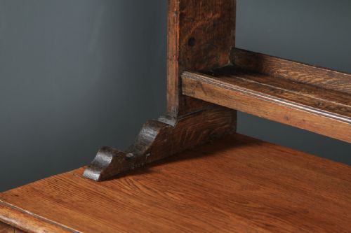 fig 6. Antique Welsh Georgian Oak Dresser Base Sideboard Potboard & Rack (Circa 1810)