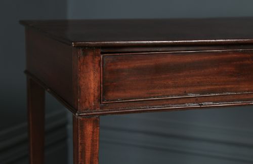 fig 6. Antique English 18th Century Georgian Mahogany Occasional Side Hall Writing Table (Circa 1790)