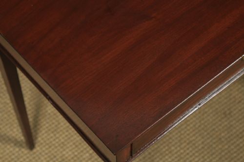 fig 4. Antique English 18th Century Georgian Mahogany Occasional Side Hall Writing Table (Circa 1790)