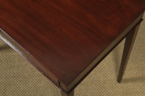 fig 5. Antique English 18th Century Georgian Mahogany Occasional Side Hall Writing Table (Circa 1790)
