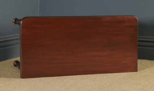 fig 3. Antique English Pair of William IV Mahogany Console Side Hall Occasional Tables (Circa 1835)