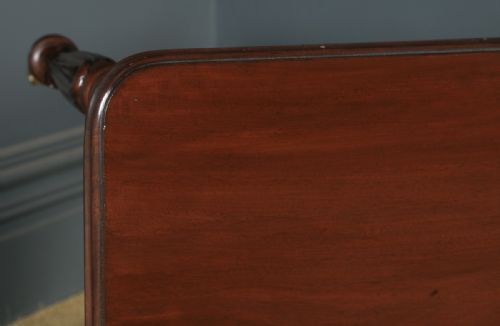 fig 4. Antique English Pair of William IV Mahogany Console Side Hall Occasional Tables (Circa 1835)