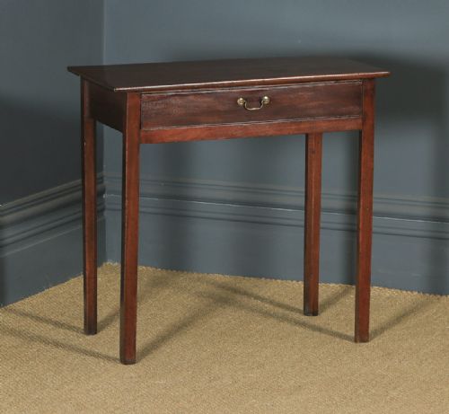 fig 1. Antique English 19th Century Georgian Mahogany Occasional Side Hall Writing Table (Circa 1810)